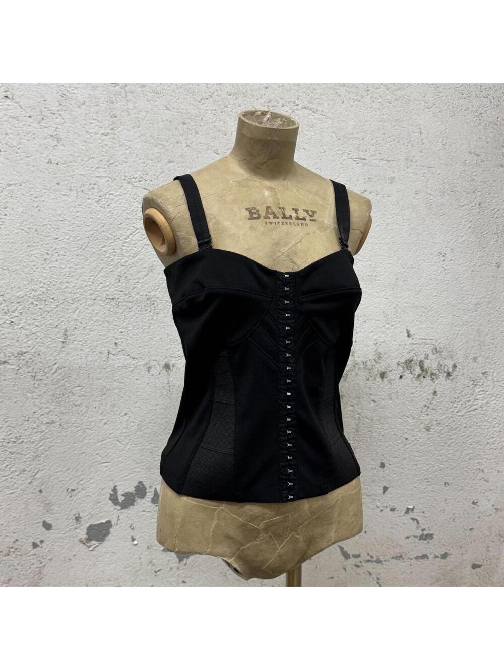 Y2K Vintage Guess Noir Bustier Corset Top